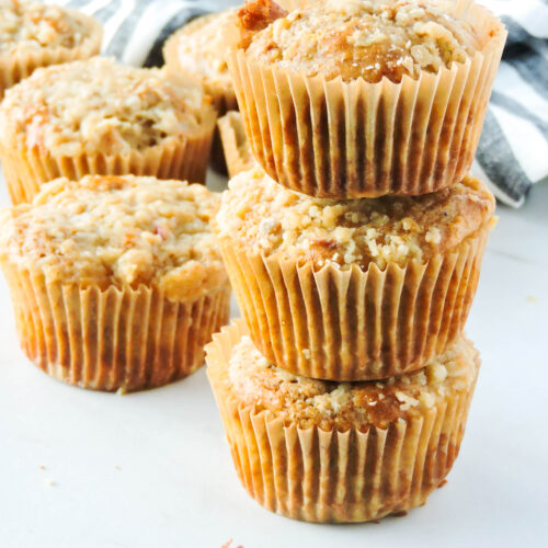 Apple Streusel Muffins Recipe - Fresh Fit Kitchen